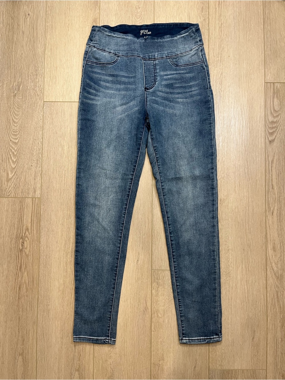 GRACE & LACE Stretch Pull-Up Skinny Jeans - FREE SHIPPING on Bundles $95+